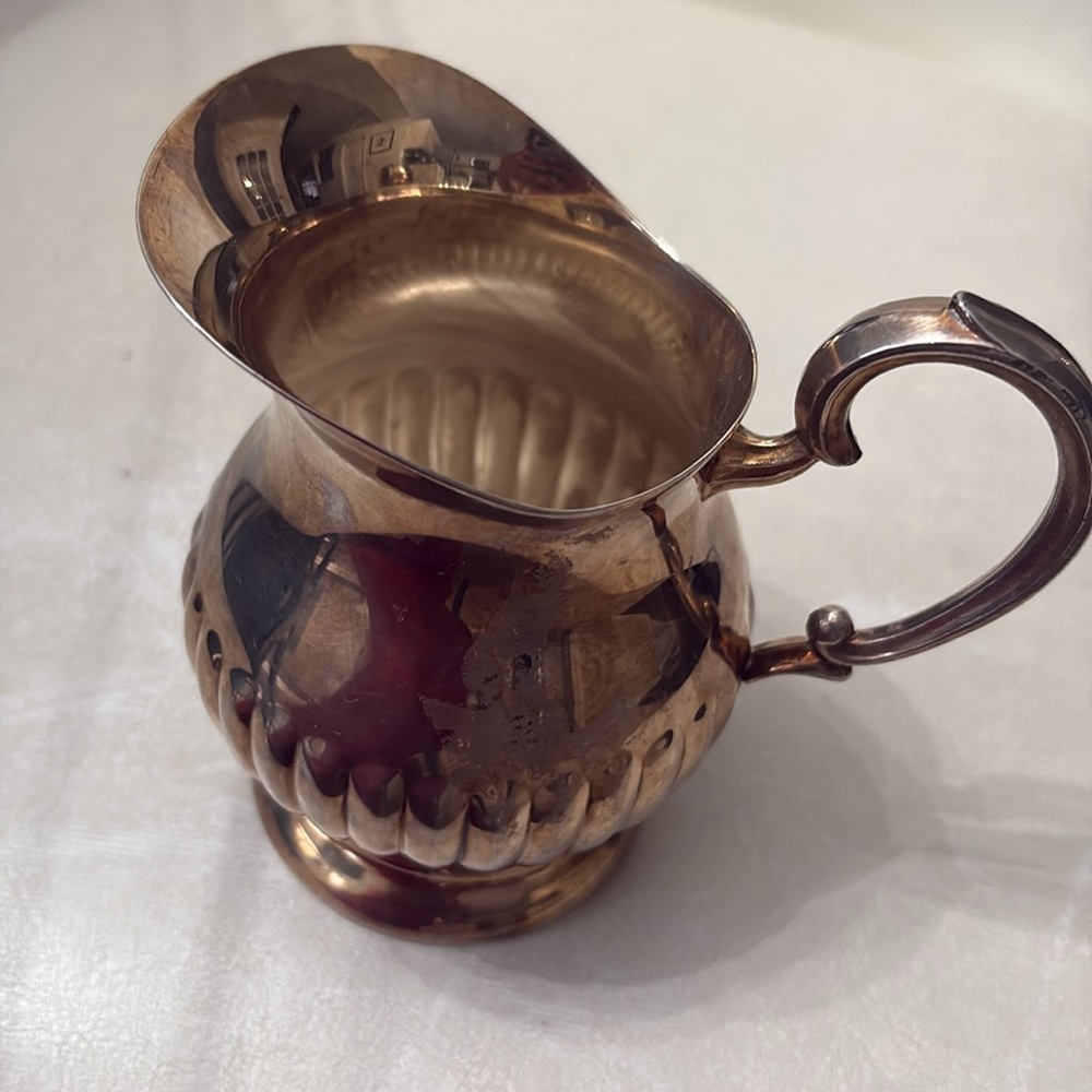 Ep Brass Marlboro silver plated Creamer
